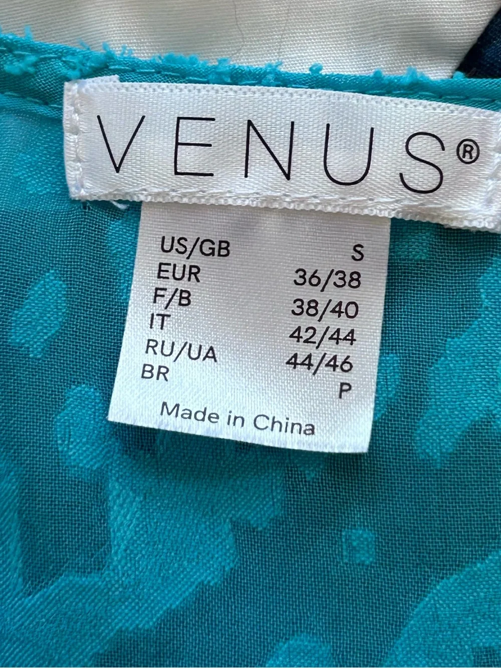 VENUS Bright Turquoise V-Neck Maxi Coverup with Waist Tie